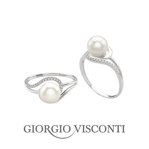 Giorgio Visconti Anello con perla ABX15788