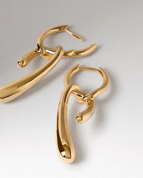 PDPAOLA Orecchini Cerchio Twist