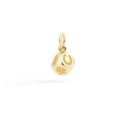 DoDo charm  dado in oro giallo e tsavorite DMC6010-DICES-0TZ9G