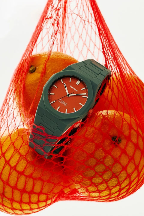 D1 Milano orologio Alpha Contrast Polycarbon D1-PCBJ48