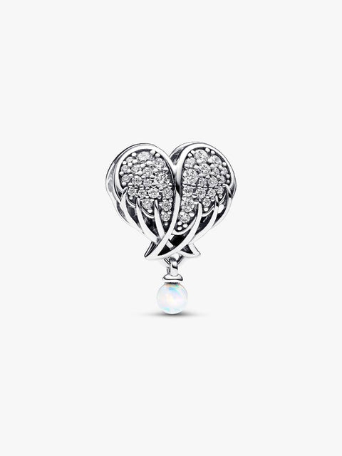 Charm Pandora Cuore ali d'angelo