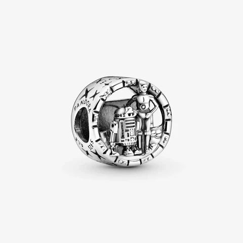 Charm Pandora logo Star Wars C-3PO R2-D2