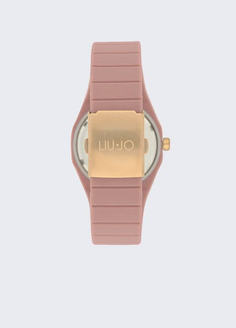 Liu Jo orologio con cinturino in silicone rosa