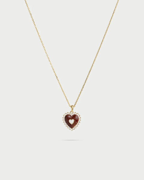 Rue Des Mille collana holy choco cuore CLZ-025 M1 CUO M AU