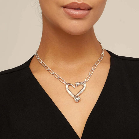 UNO de 50 collana cuore