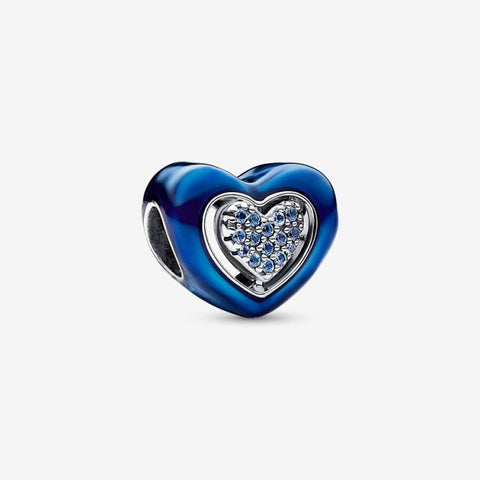Charm Pandora cuore blu My favourite PERSON