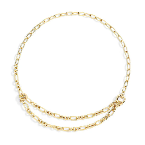 DoDo Collana maglie apribili in argento dorato DCC3004-ESSEN-00YAG