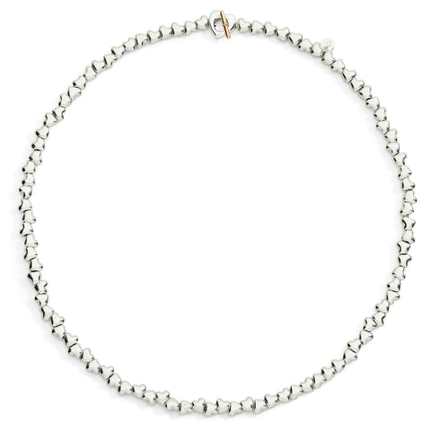 DoDo collana cuore con componenti argento