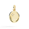 DoDo ciondolo sigillo in oro giallo e diamante bianco DMC5020-SIGNE-DB09G