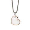 DoDo ciondolo XL cuore in argento e oro rosa DMC5024-CUORL-0009A