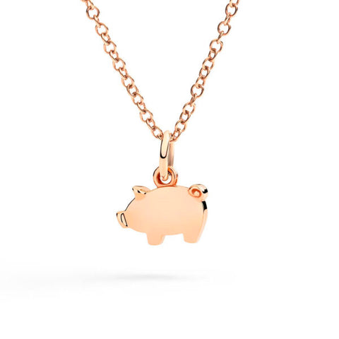 DoDo ciondolo maialino in oro rosa DMC6001-PIGLE-0009R