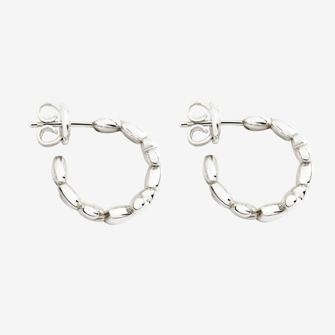 DoDo orecchini Hoop cuore argento DOC5000_HEART_000AG