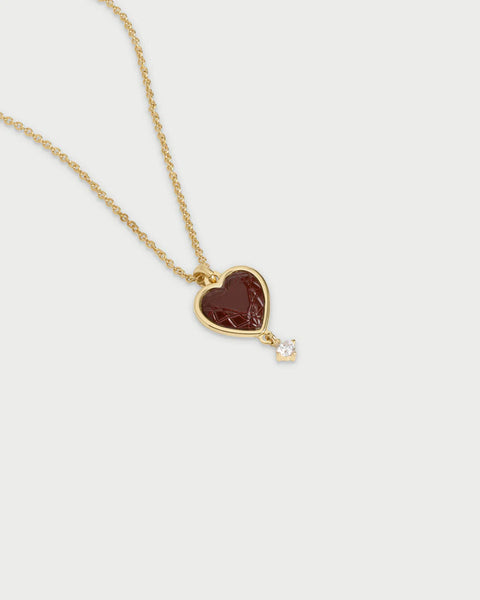 Rue des Mille collana girocollo choco cuore GRZ-025 M1 CUO M AU