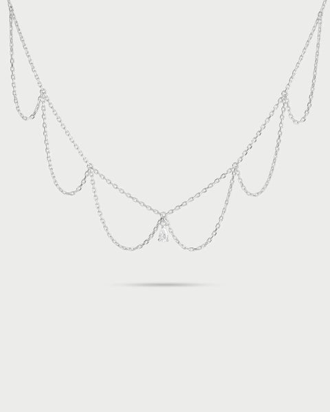 Rue des Mille collana girocollo merletto drop GRZ-026 M2 RH