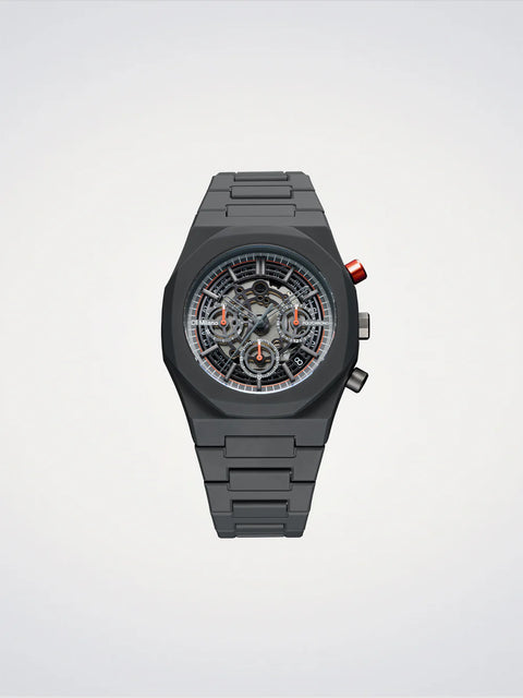 D1 Milano orologio Polychrono Model K grigio