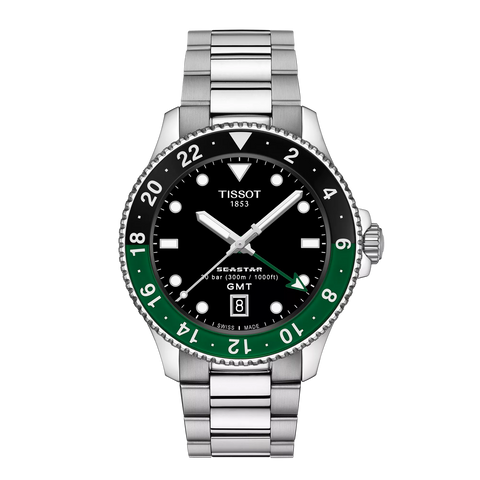 Tissot orologio Seastar 1000 Quartz GMT T1208521105100