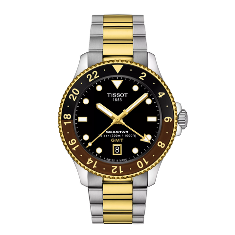 Tissot orologio Seastar 1000 Quartz GMT T1208522205100