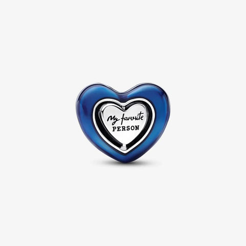 Charm Pandora cuore blu My favourite PERSON