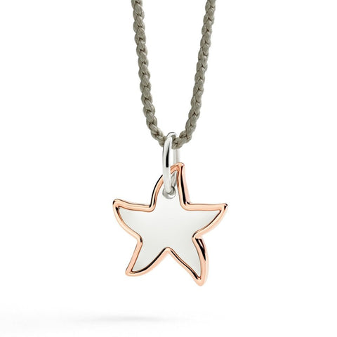 DoDo ciondolo XL stellina in argento e oro rosa DMC5023-STARL-0009R