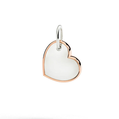 DoDo ciondolo XL cuore in argento e oro rosa DMC5024-CUORL-0009A