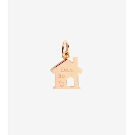 DoDo ciondolo Casa in oro rosa e diamante bianco DMC4013-HOUSE-DB09R