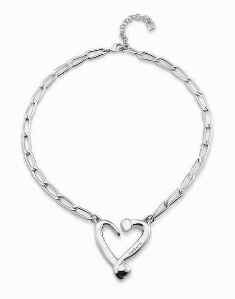 UNO de 50 collana cuore