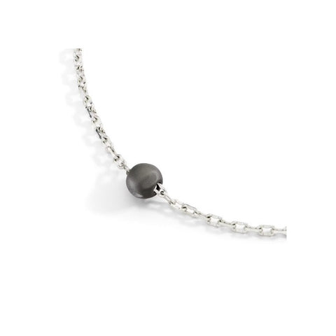Dodo Collana pepita in argento e titanio DCC5006PEPIT0AGTI