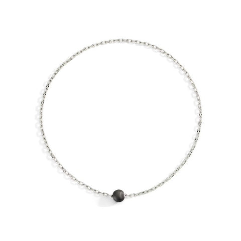 Dodo Collana pepita in argento e titanio DCC5006PEPIT0AGTI