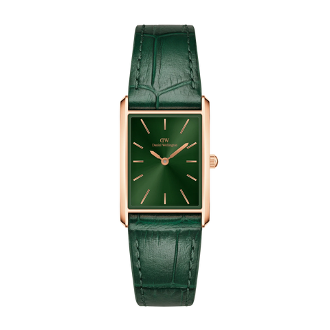 Daniel Wellington orologio BOUND CROCODILE EMERALD SUNRAY ROSE GOLD