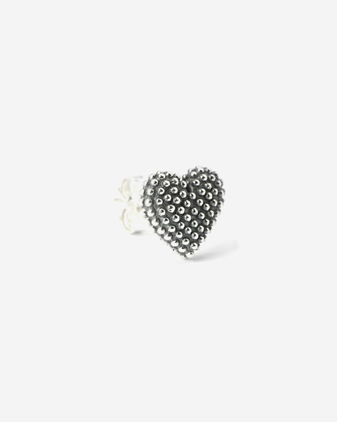 Nove25 ORECCHINO A LOBO CUORE PUNTINATO