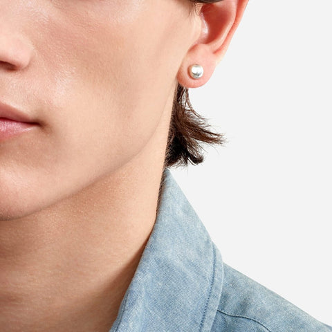 Orecchini stud pepita in argento DOC5002-PEPIT-000AG