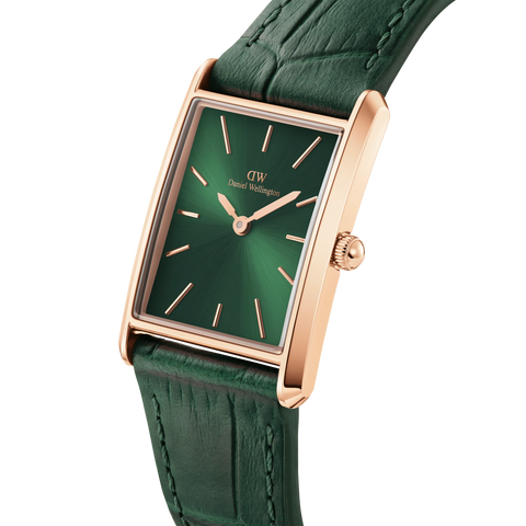 Daniel Wellington orologio BOUND CROCODILE EMERALD SUNRAY ROSE GOLD