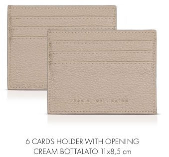 Daniel Wellington portacarte crema