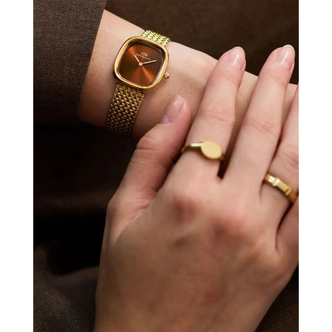 DW Margot Braided Mesh Amber Gold