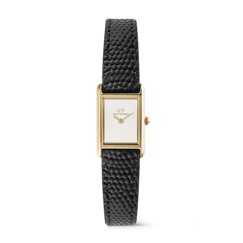 Daniel Wellington Bound Mini Black Lizard Gold