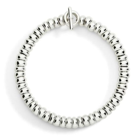 Bracciale Dodo rondelle bold in argento DBC6007-RONDE-000AG