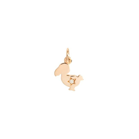 DoDo ciondolo  Dodo Junior in oro rosa e diamante bianco DMC4014-JUN30-DB09R